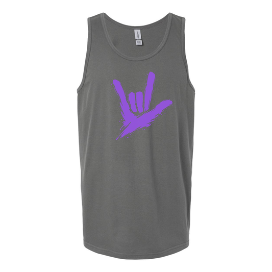 Purple - ILY by Fortyxfive Unisex Tanktop