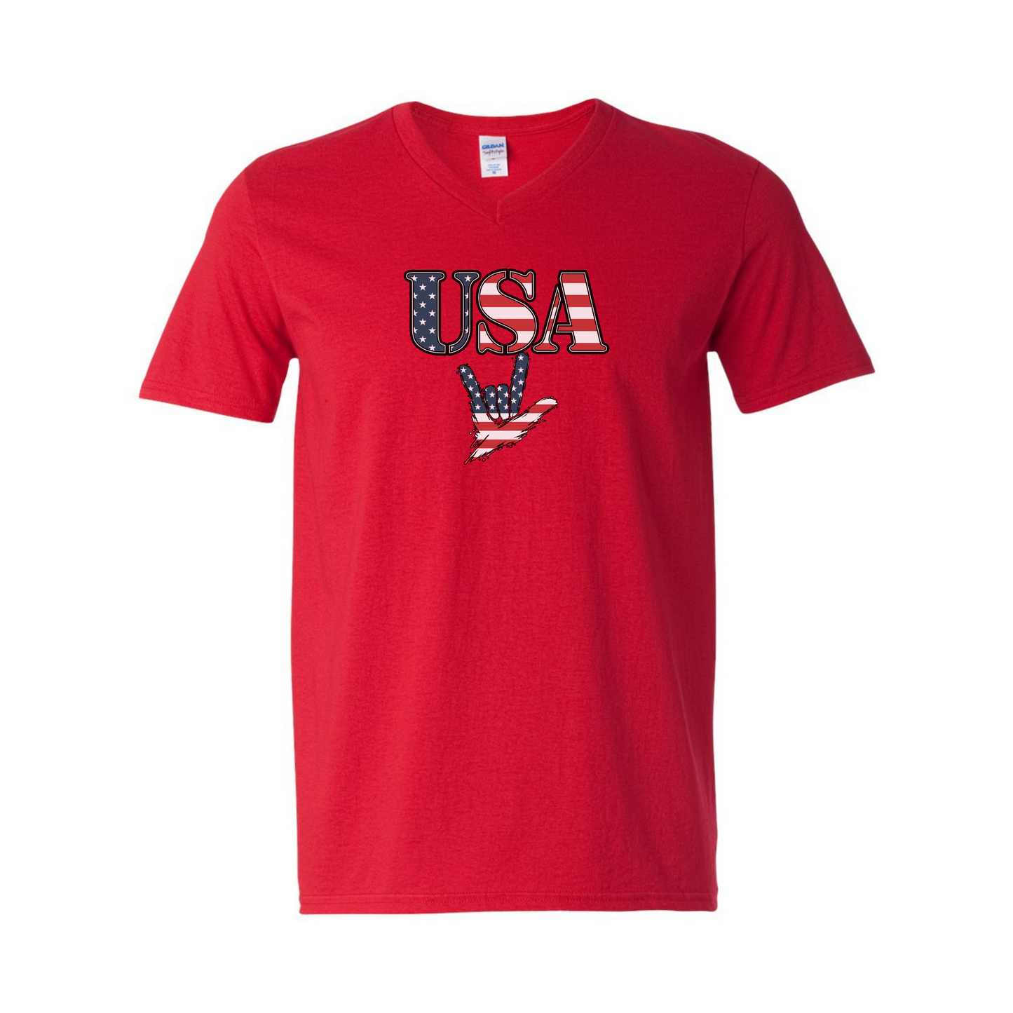 USA & ILY - Unisex V-NECK