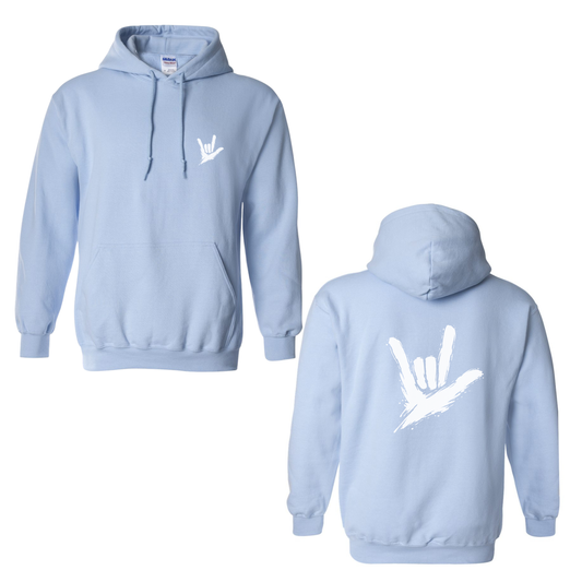 ILY by Fortyxfive - Front & Back Unisex Hoodie