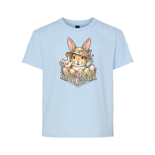 TODDLER & YOUTH - Easter Bunny ILY in ASL T-Shirt