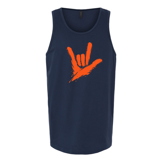 Orange - ILY by Fortyxfive Unisex Tank Top