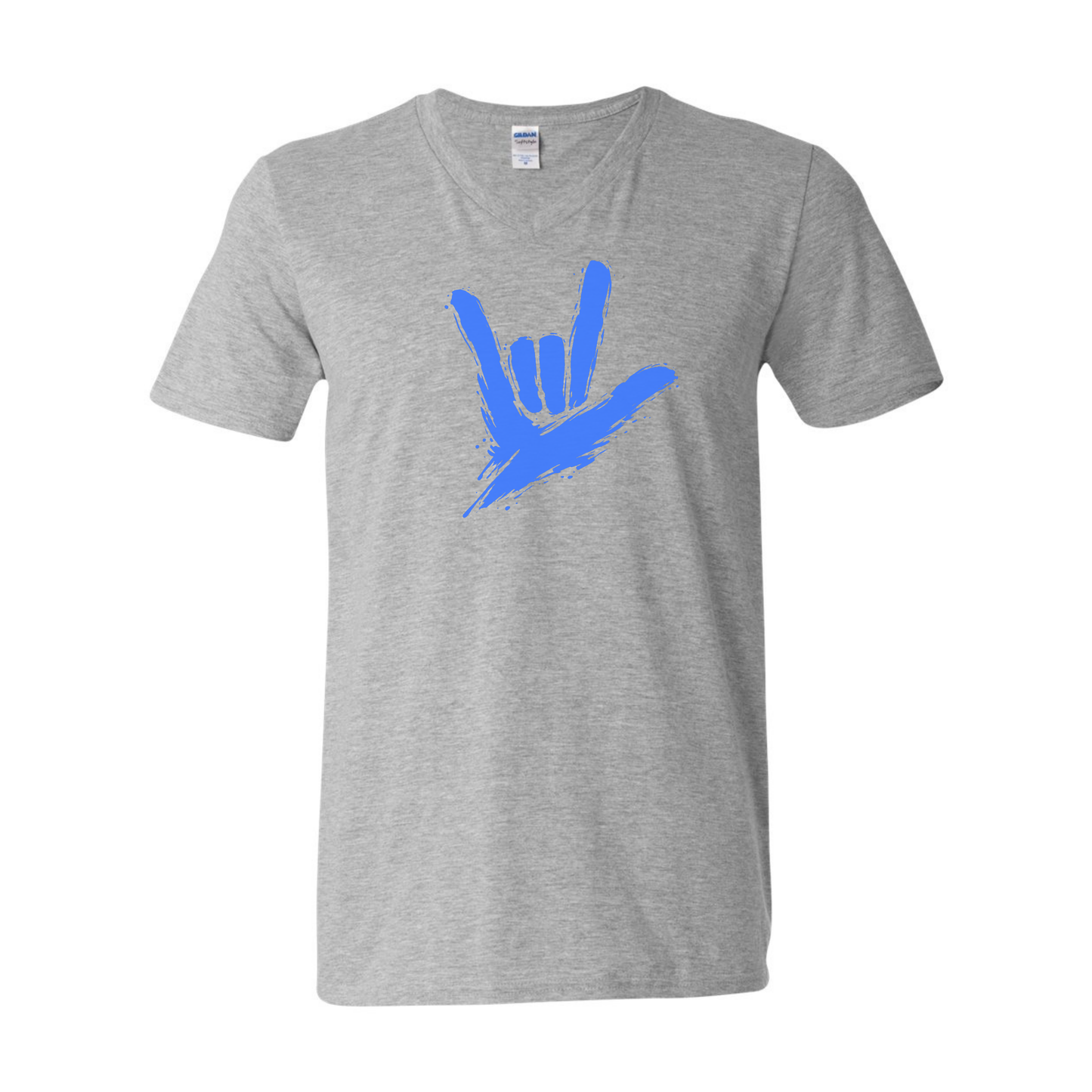 Electric Blue - ILY by Fortyxfive Unisex V-NECK