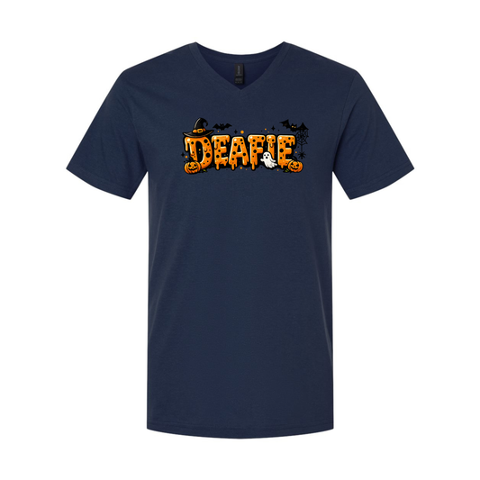 HALLOWEEN DEAFIE - Unisex V-Neck
