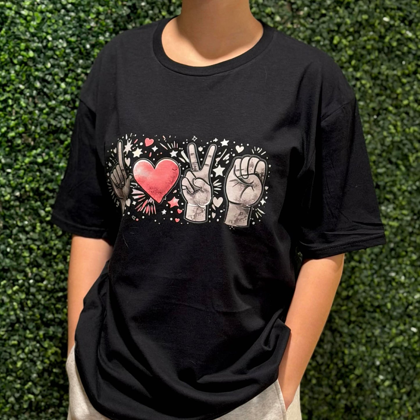 LOVE in ASL - Unisex T-Shirt