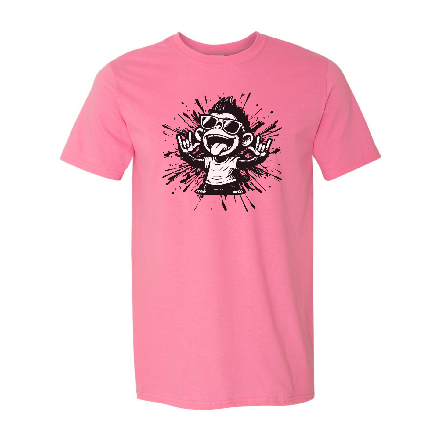 Cool Monkey ILY in ASL - Unisex T-Shirt
