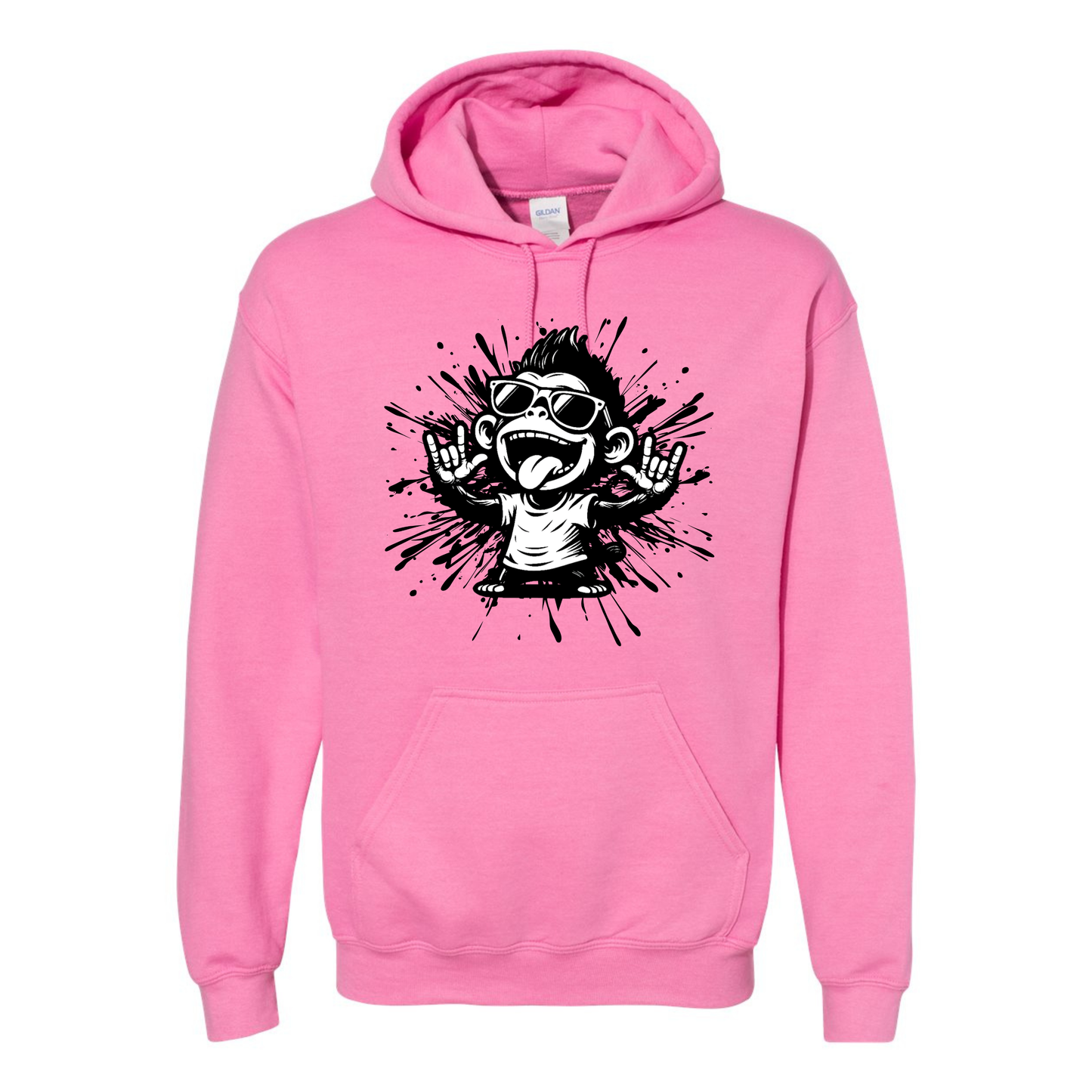 Cool Monkey ILY in ASL - Unisex Hoodie