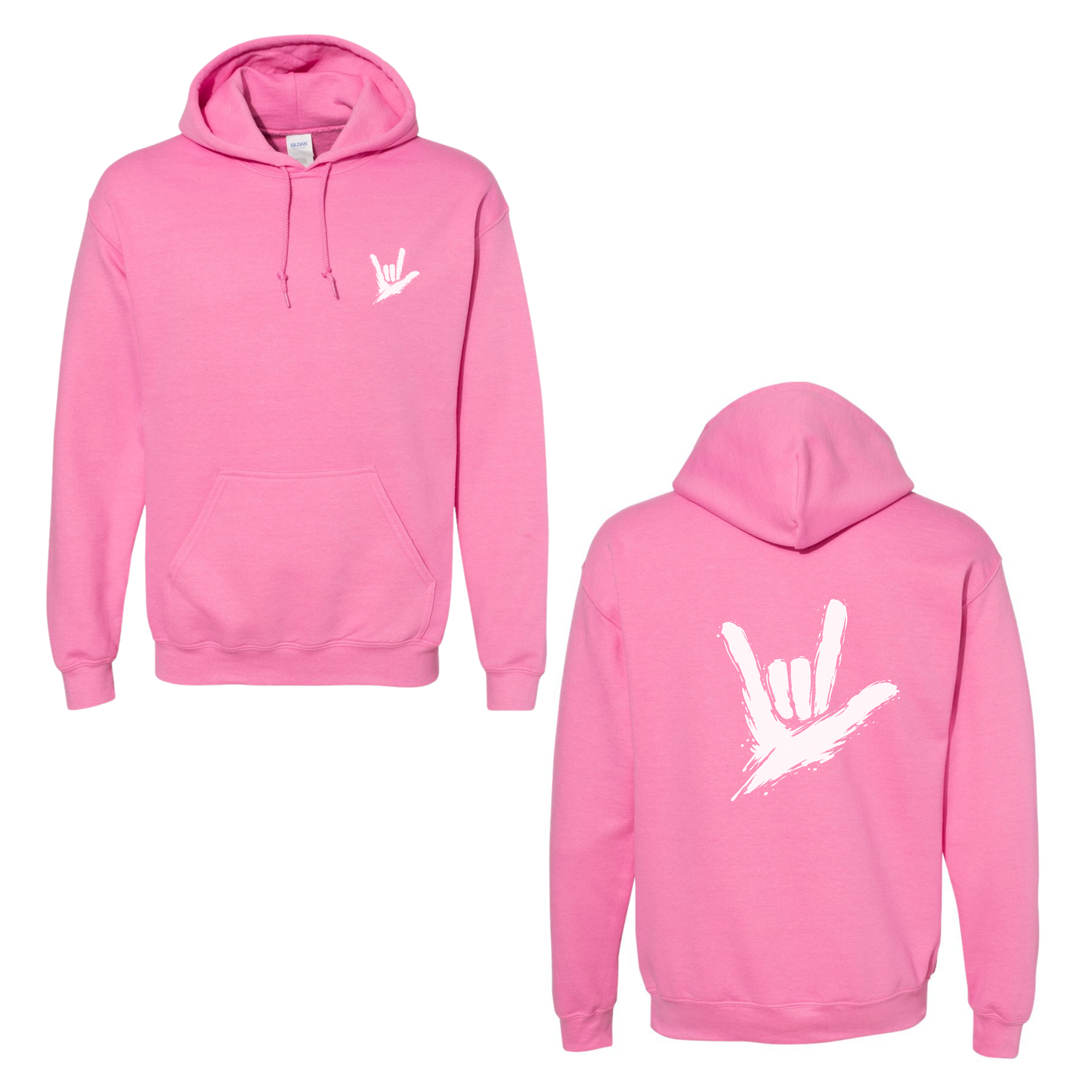 ILY by Fortyxfive - Front & Back Unisex Hoodie