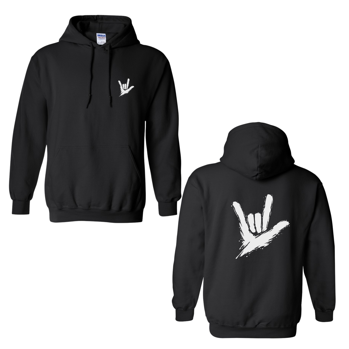 ILY by Fortyxfive - Front & Back Unisex Hoodie