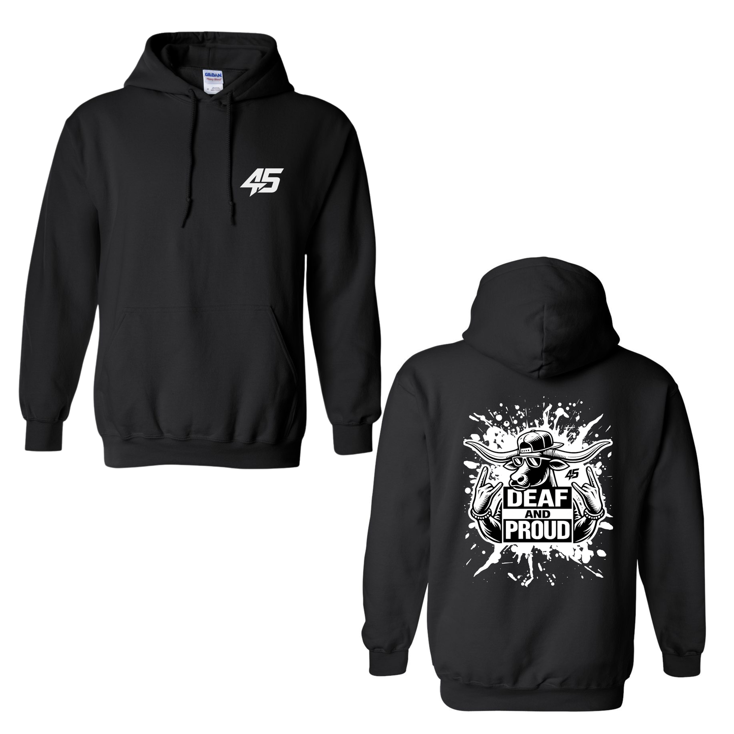 DEAF AND PROUD - Unisex Hoodie