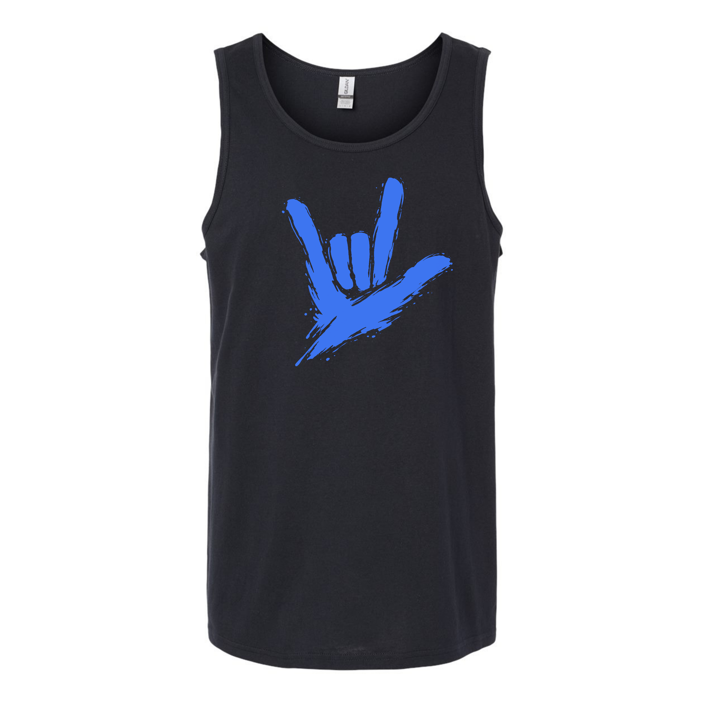 Electric Blue - ILY by Fortyxfive Unisex Tanktop