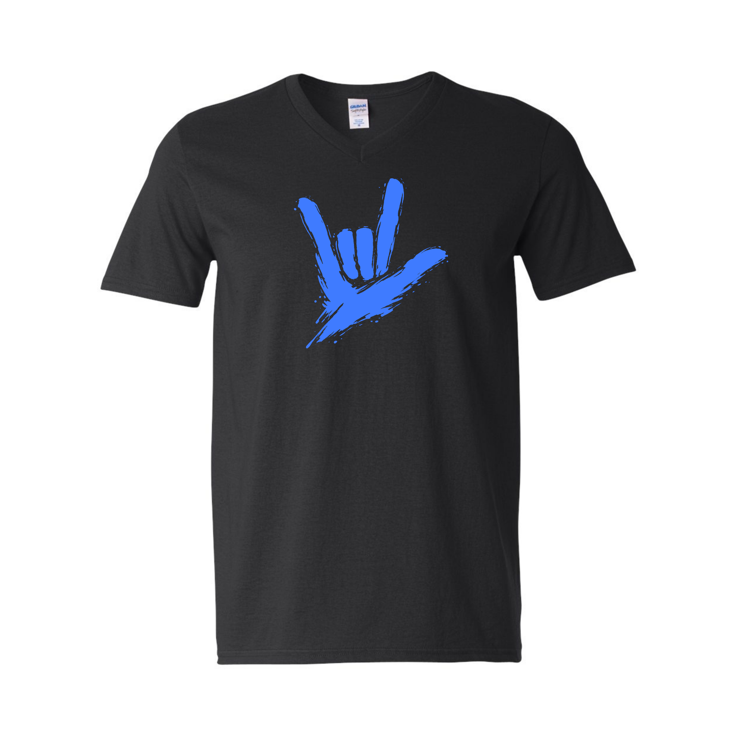 Electric Blue - ILY by Fortyxfive Unisex V-NECK