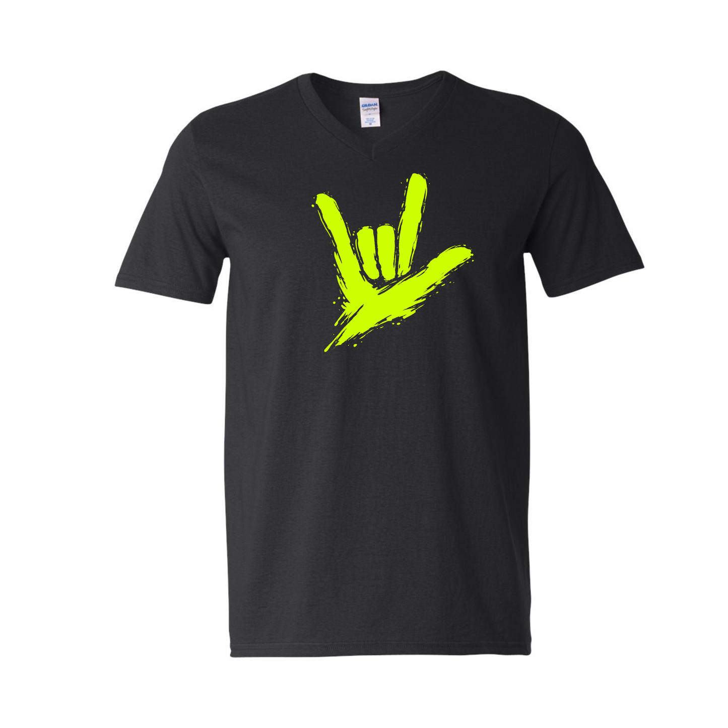 Neon Green - ILY by Fortyxfive Unisex V-NECK