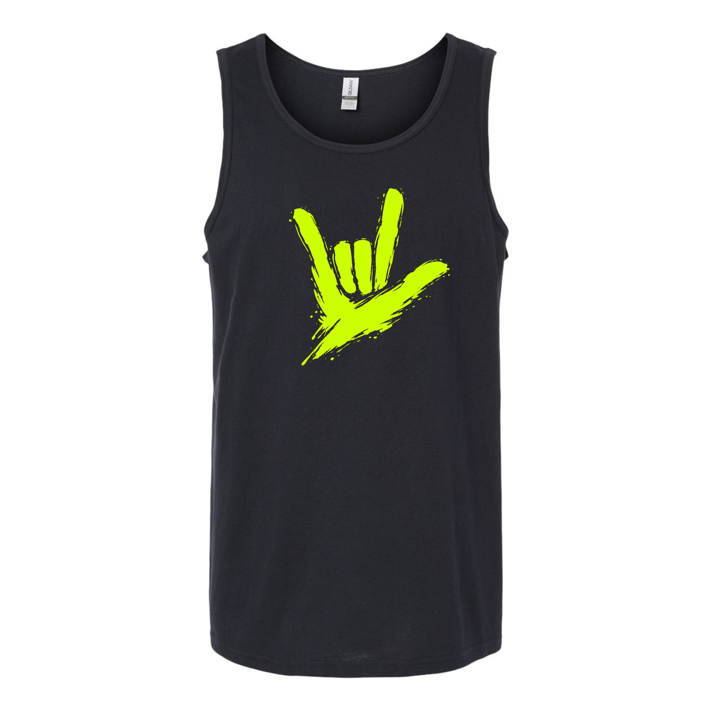 Neon Green - ILY by Fortyxfive Unisex Tanktop