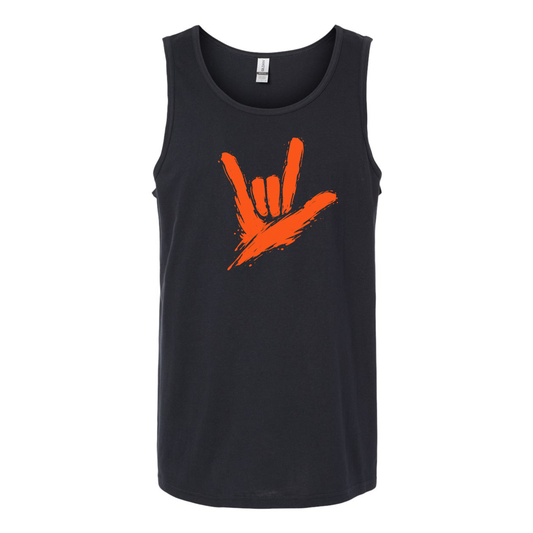 Orange - ILY by Fortyxfive Unisex Tank Top