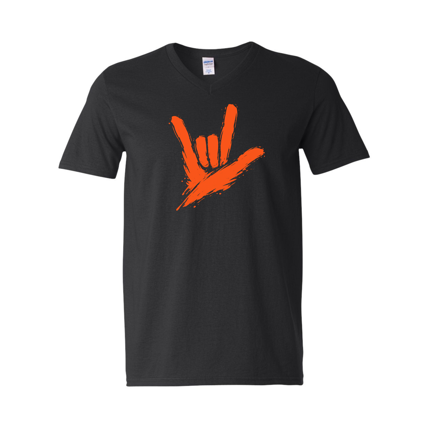 Orange - ILY by Fortyxfive Unisex V-NECK