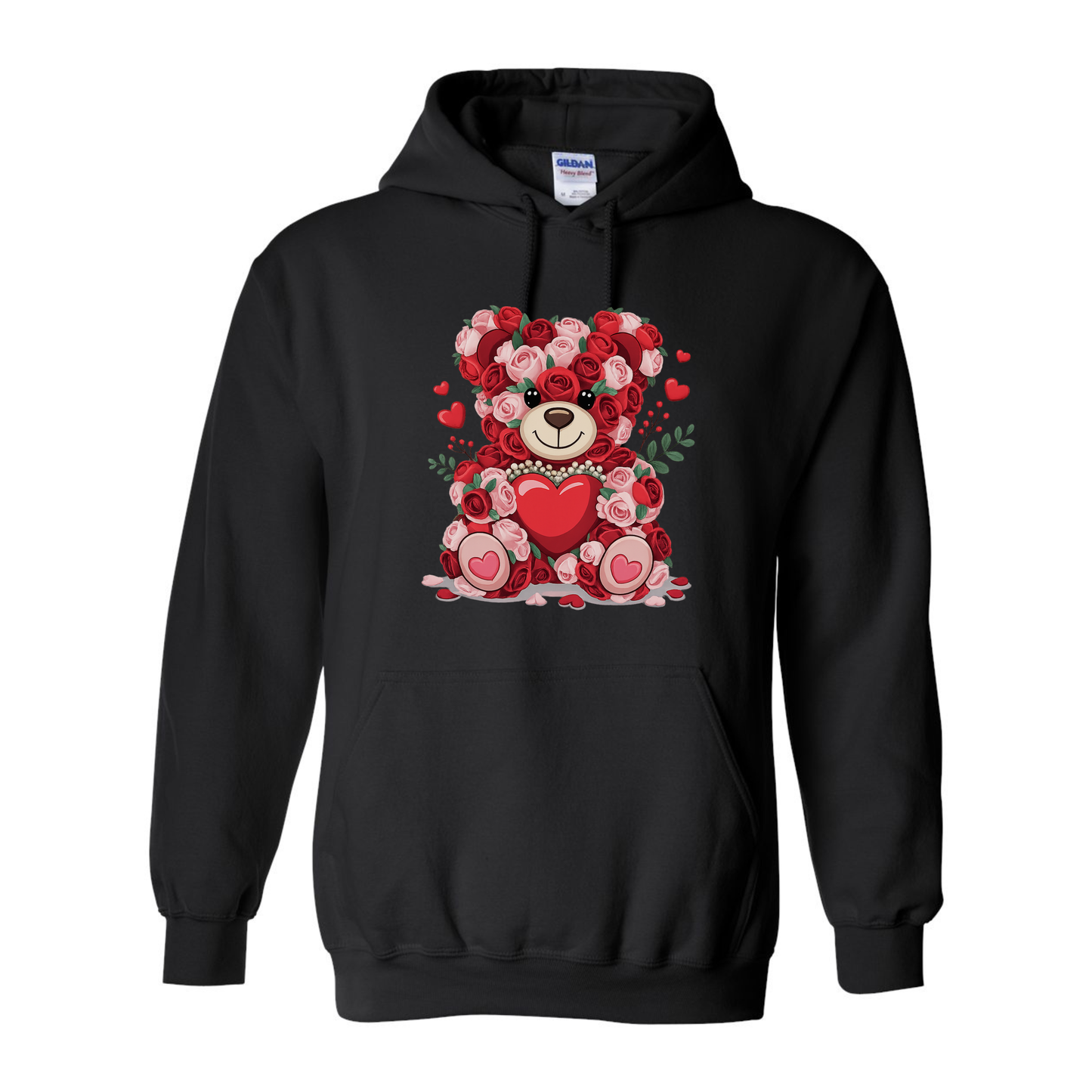 Rose Teddy Bear - Unisex Hoodie