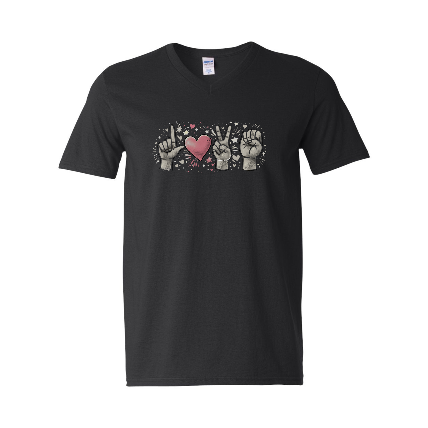 LOVE in ASL - Unisex V-NECK