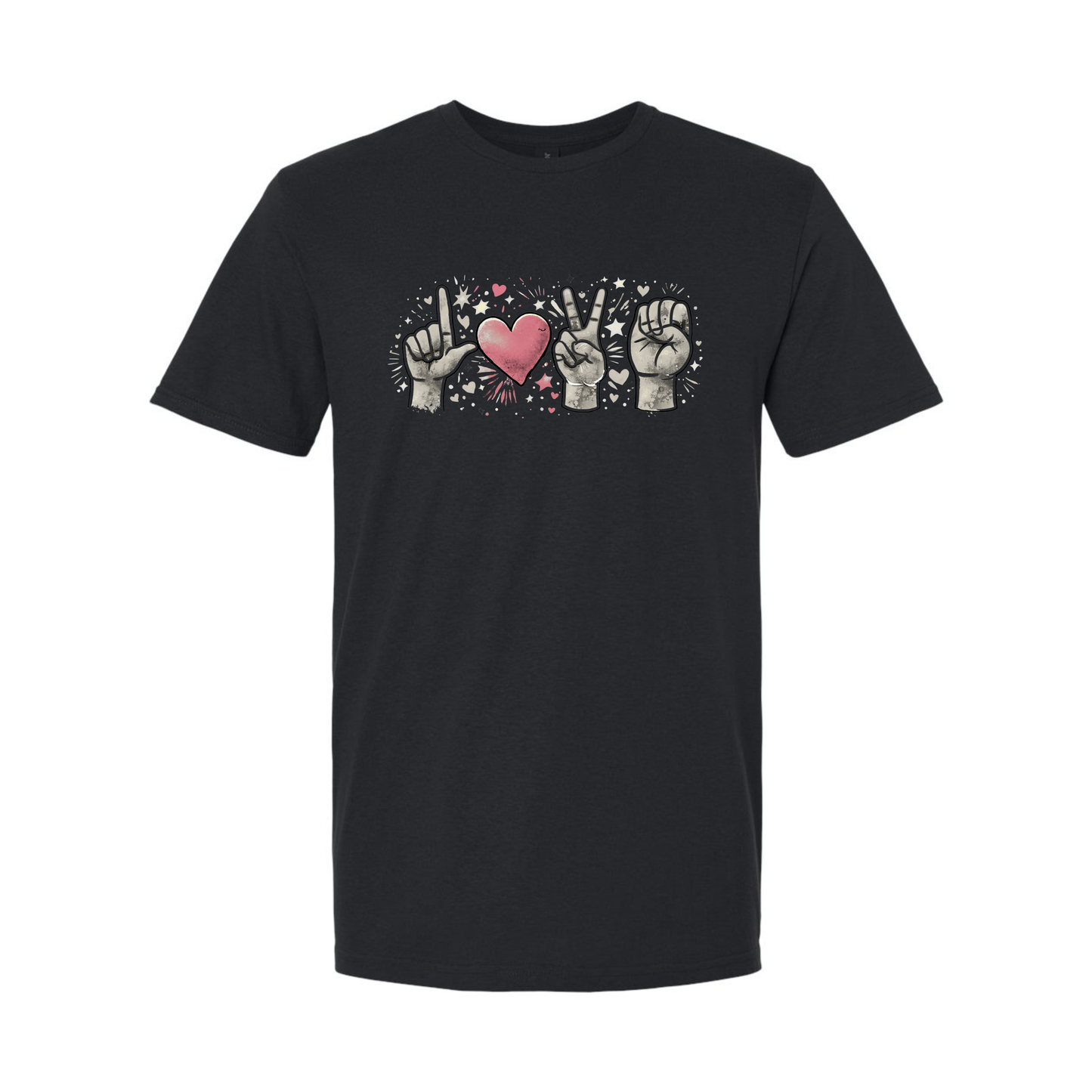 LOVE in ASL - Unisex T-Shirt