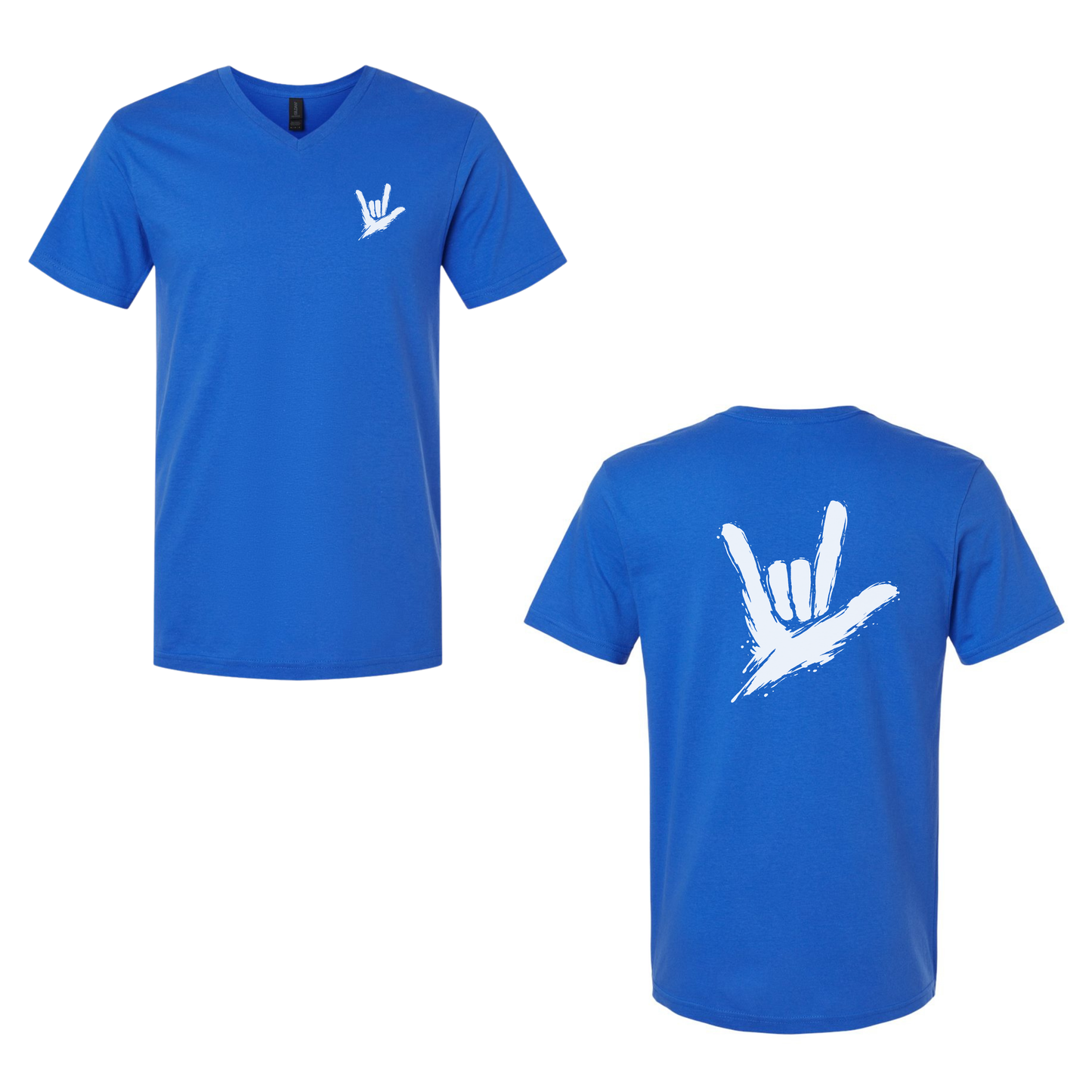 ILY by Fortyxfive - Front & Back V-NECK