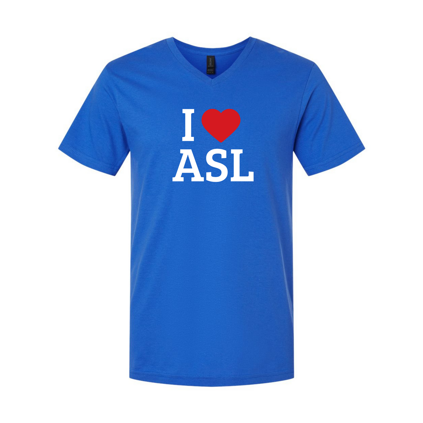 I LOVE ASL - Unisex V-NECK