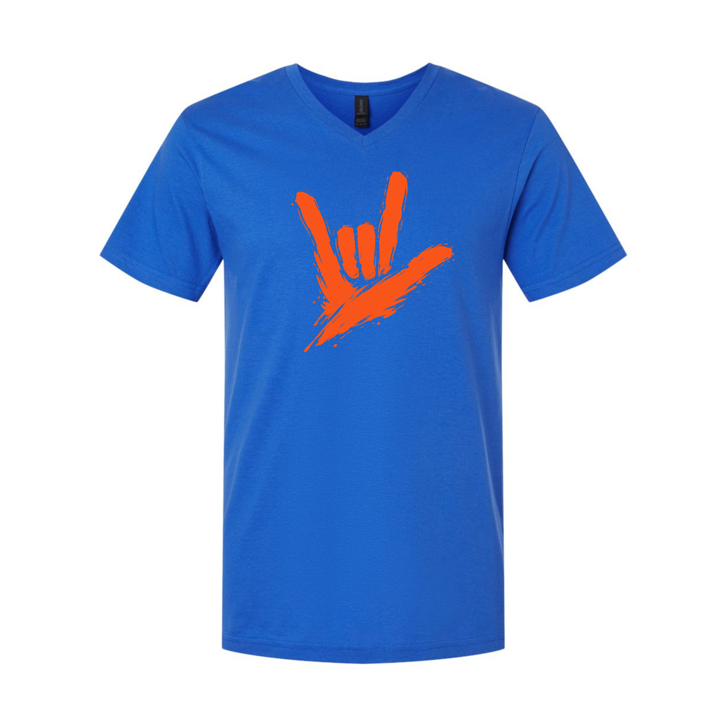 Orange - ILY by Fortyxfive Unisex V-NECK