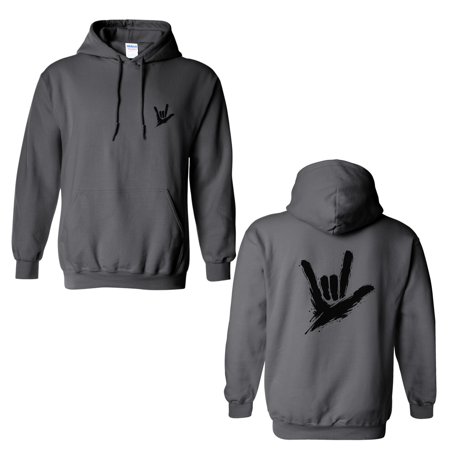 ILY by Fortyxfive - Front & Back Unisex Hoodie