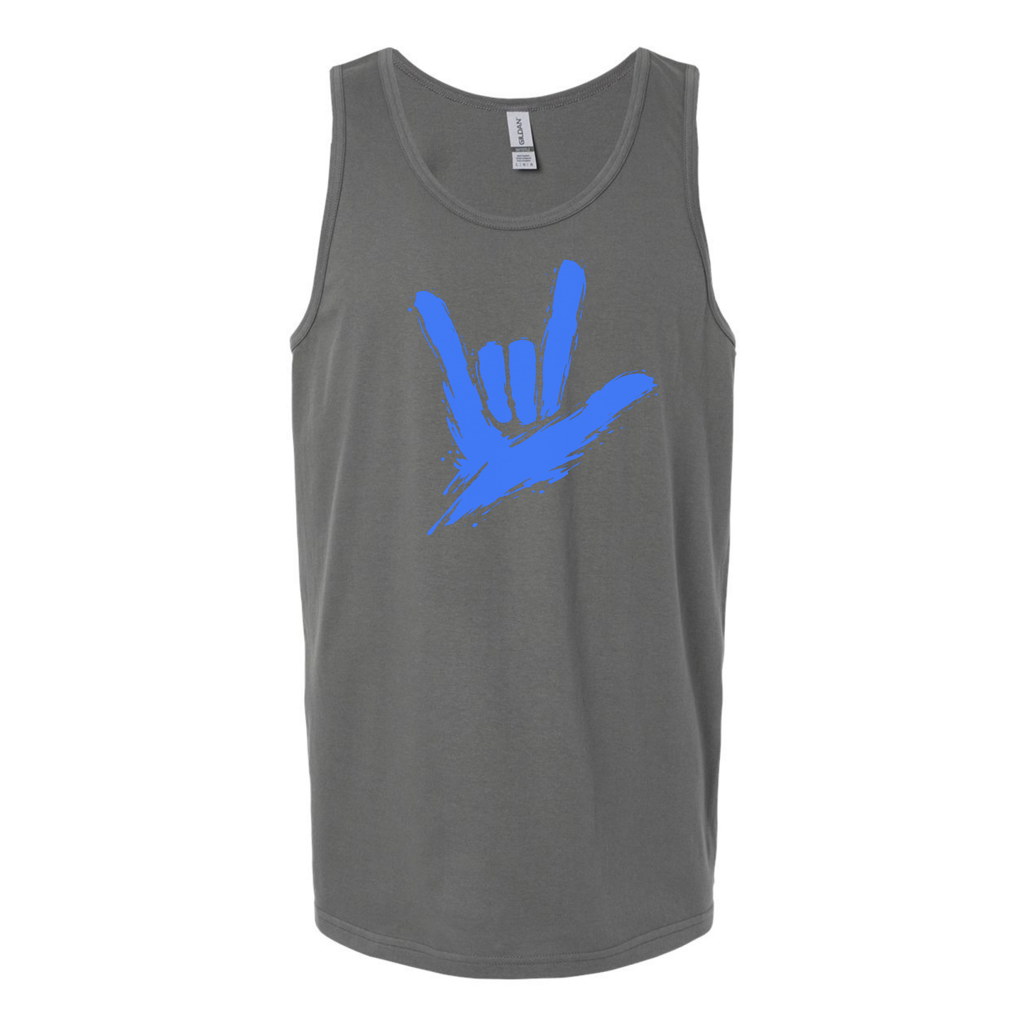 Electric Blue - ILY by Fortyxfive Unisex Tanktop