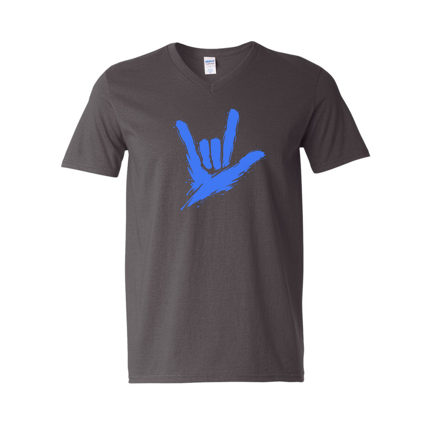 Electric Blue - ILY by Fortyxfive Unisex V-NECK