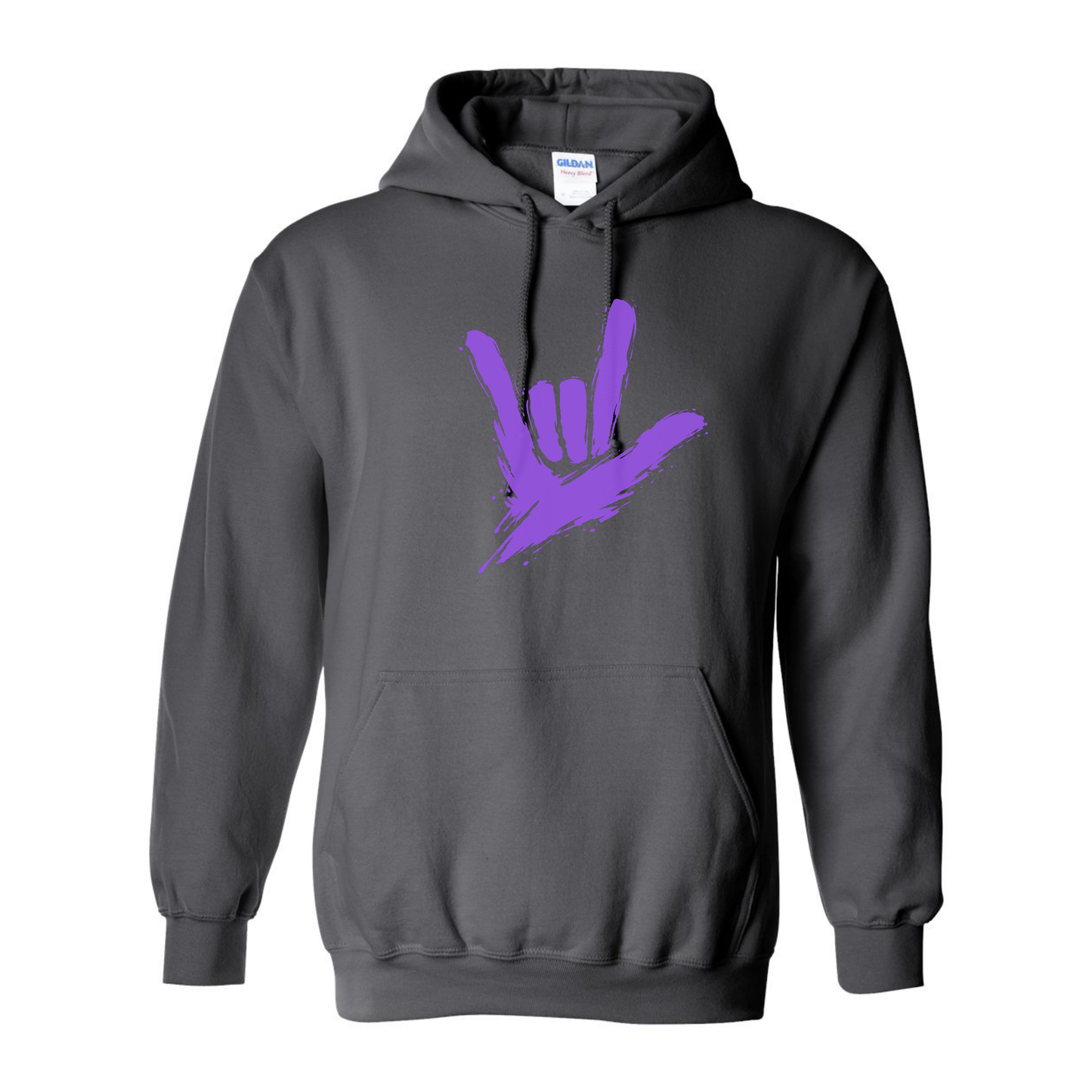 Purple - ILY by Fortyxfive Unisex Hoodie