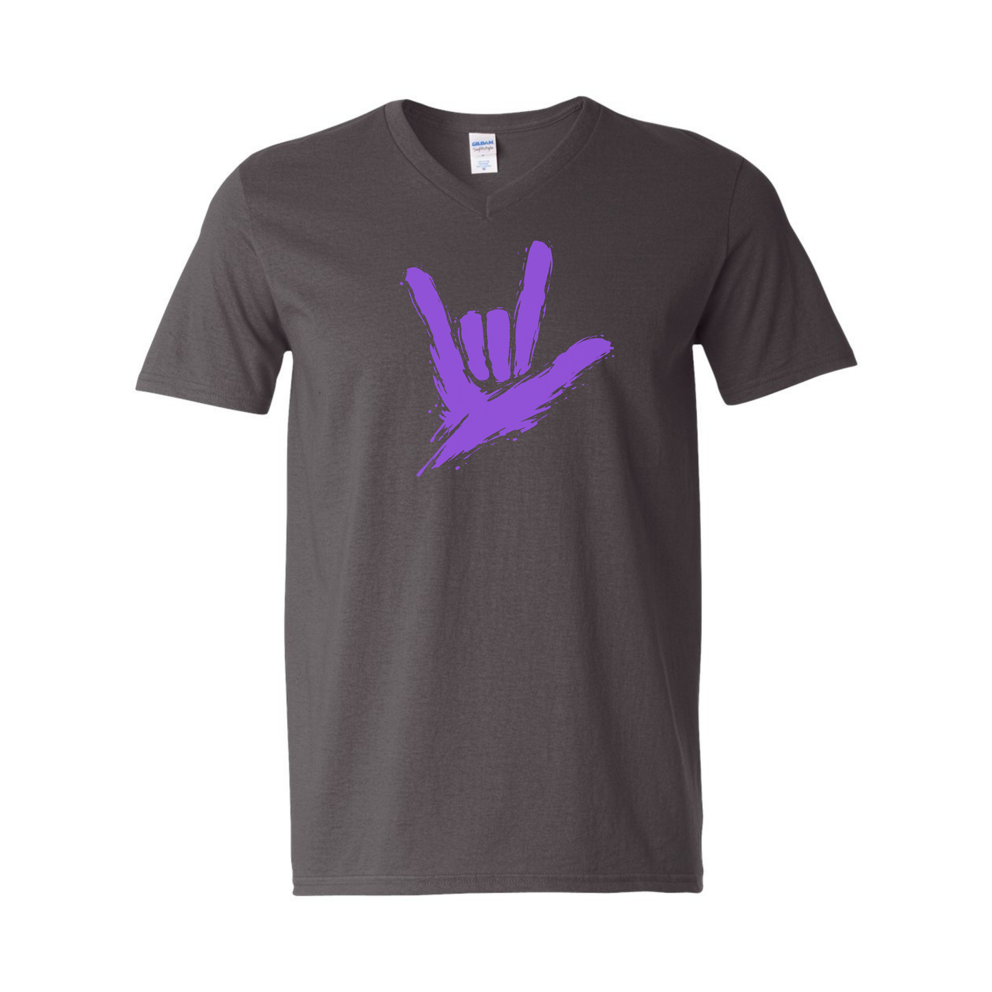 Purple - ILY by Fortyxfive Unisex V-NECK