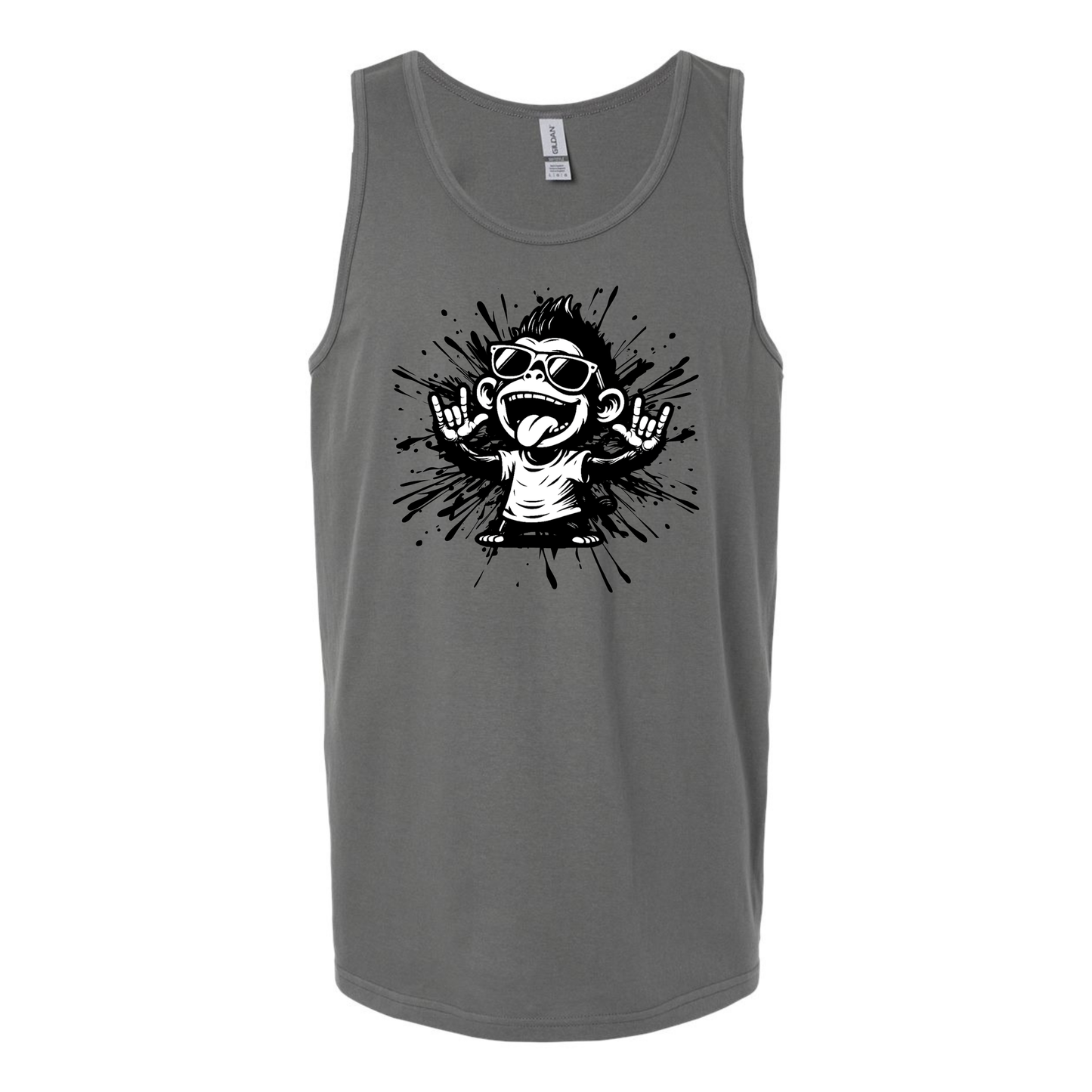 Cool Monkey ILY in ASL - Unisex Tanktop