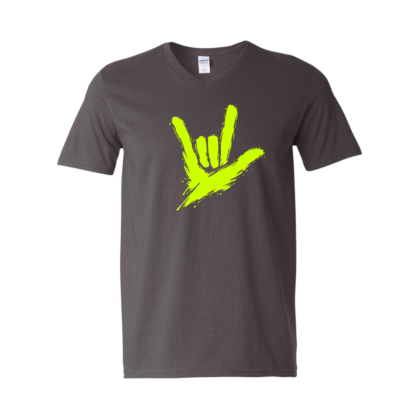 Neon Green - ILY by Fortyxfive Unisex V-NECK