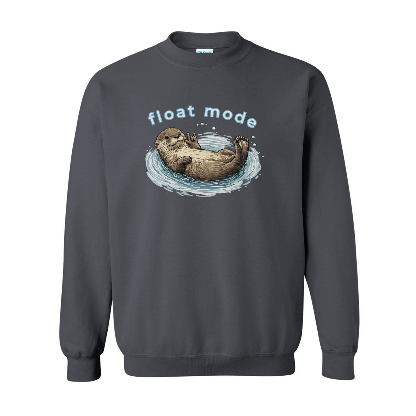 Float Mode Otter ILY in ASL - Unisex Sweatshirt