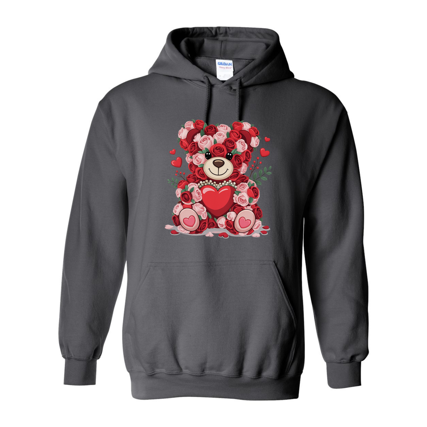Rose Teddy Bear - Unisex Hoodie