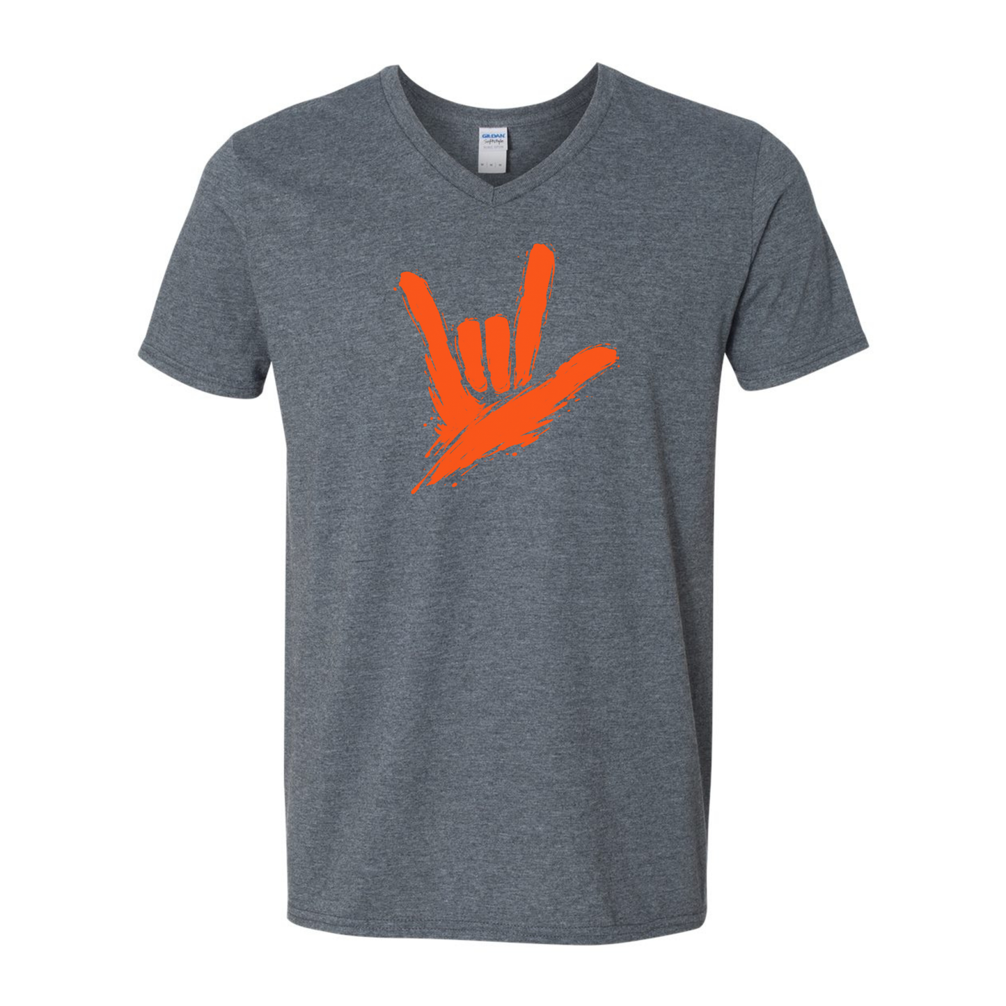 Orange - ILY by Fortyxfive Unisex V-NECK