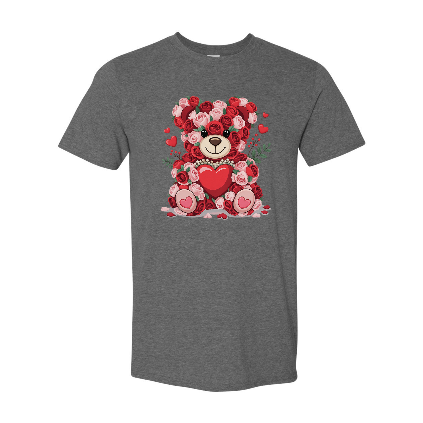 Rose Teddy Bear - Unisex T-Shirt