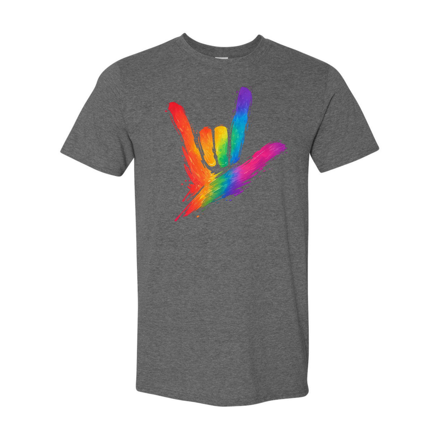 Rainbow ILY by Fortyxfive - Unisex T-Shirt
