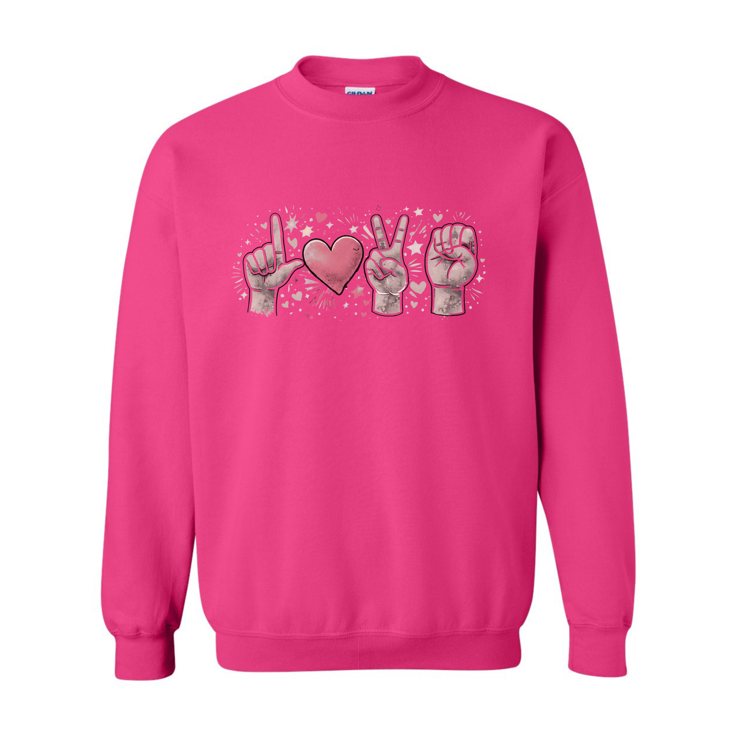 LOVE in ASL - Unisex Sweatshirt