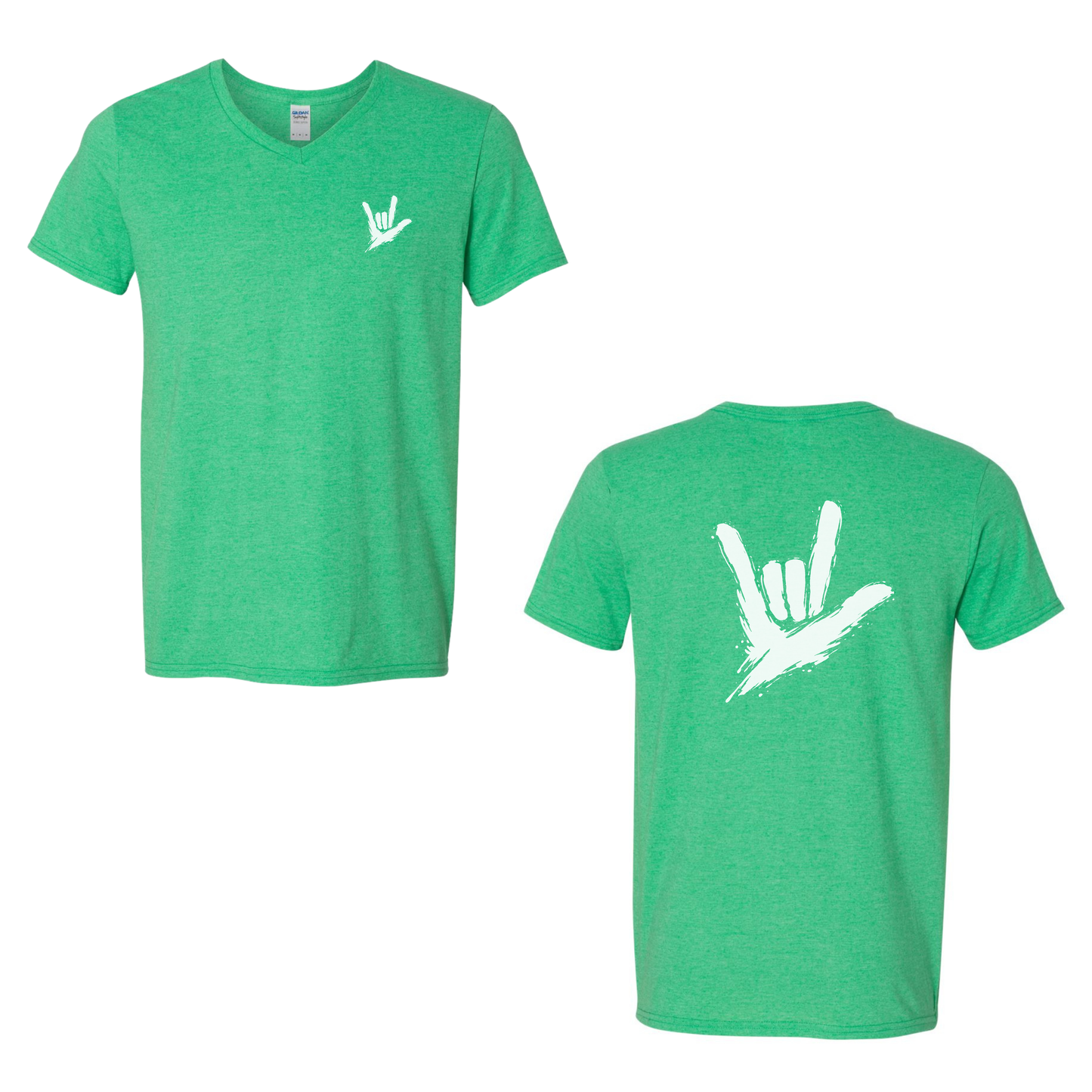 ILY by Fortyxfive - Front & Back V-NECK