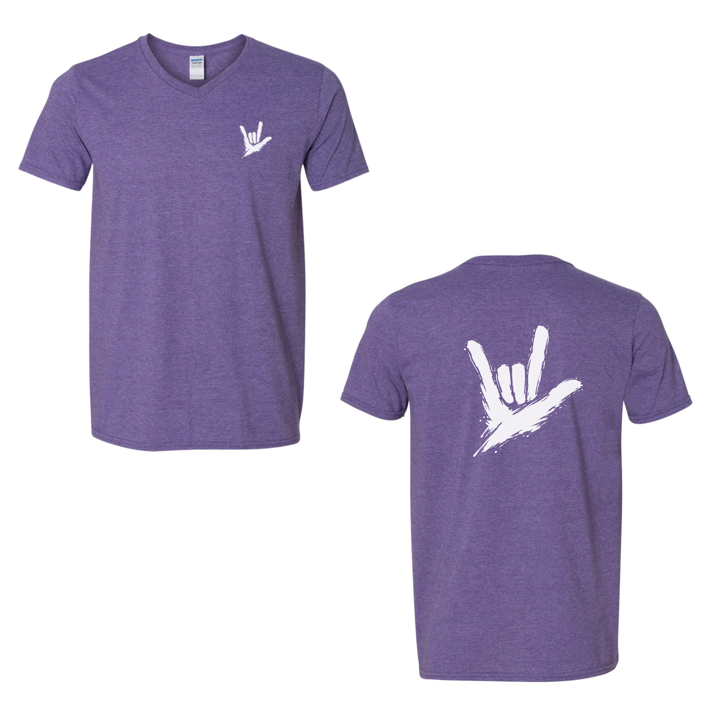 ILY by Fortyxfive - Front & Back V-NECK
