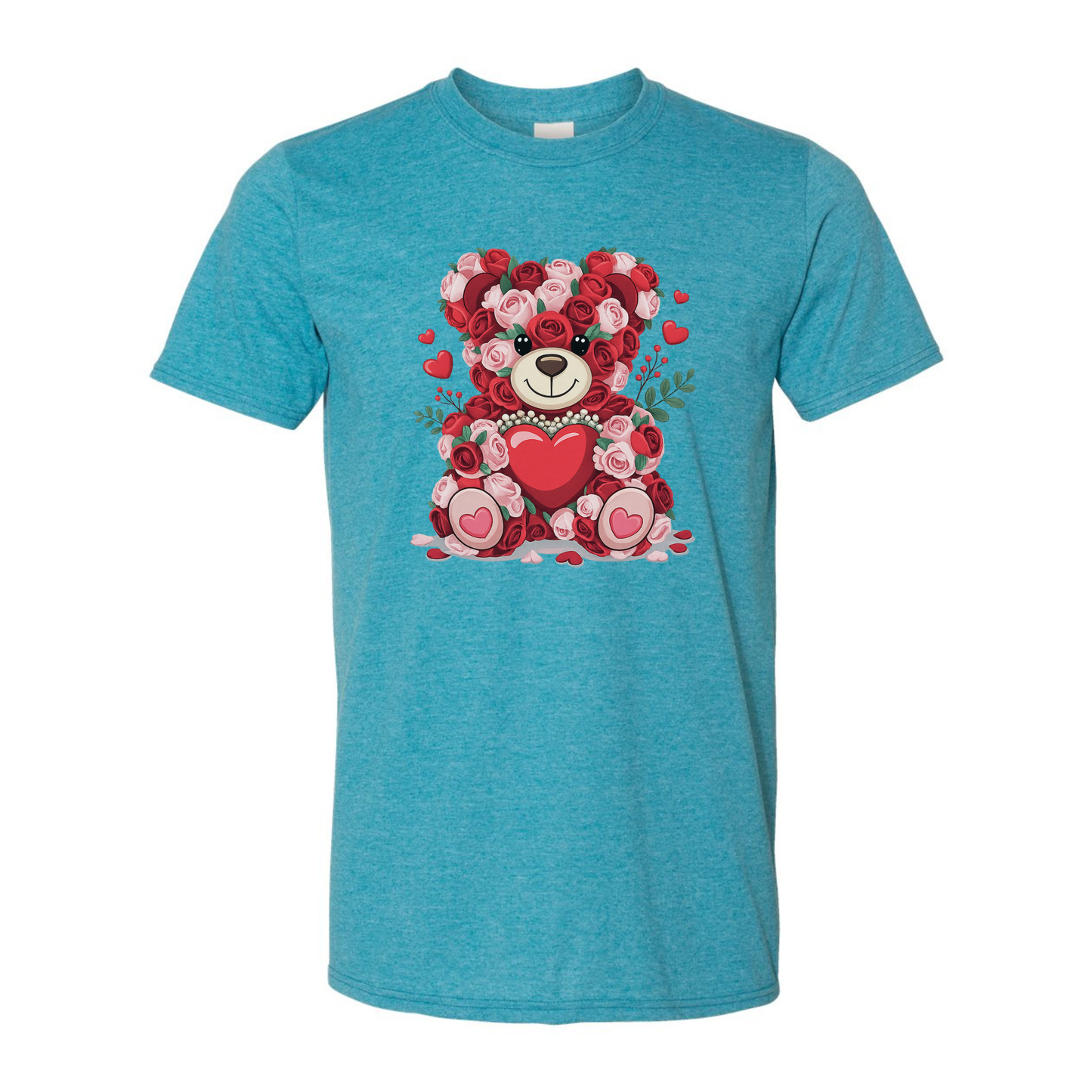 Rose Teddy Bear - Unisex T-Shirt
