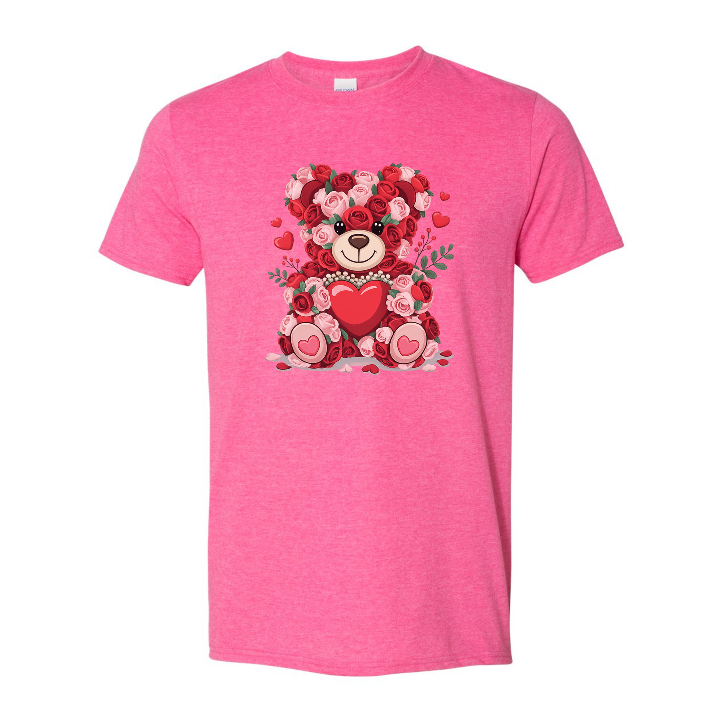 Rose Teddy Bear - Unisex T-Shirt