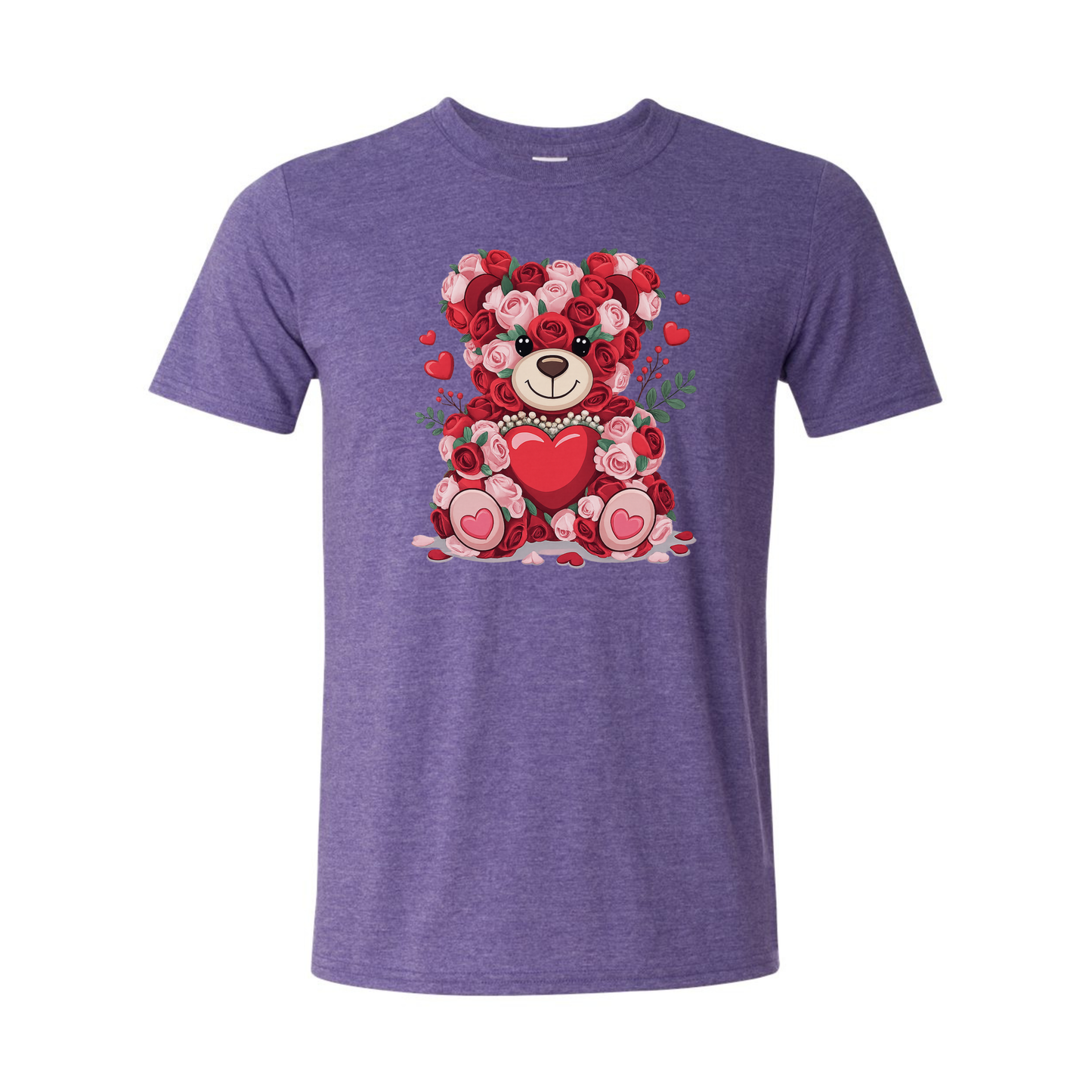 Rose Teddy Bear - Unisex T-Shirt