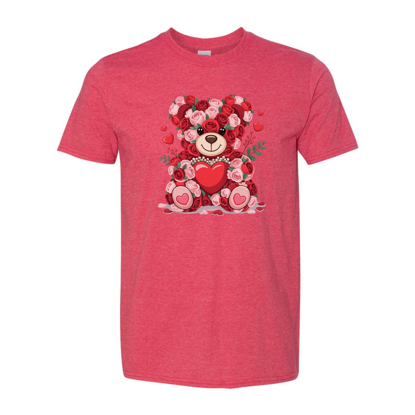 Rose Teddy Bear - Unisex T-Shirt