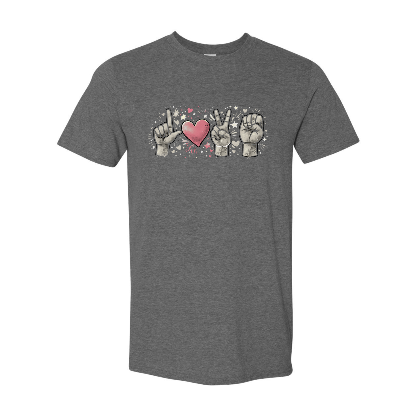 LOVE in ASL - Unisex T-Shirt