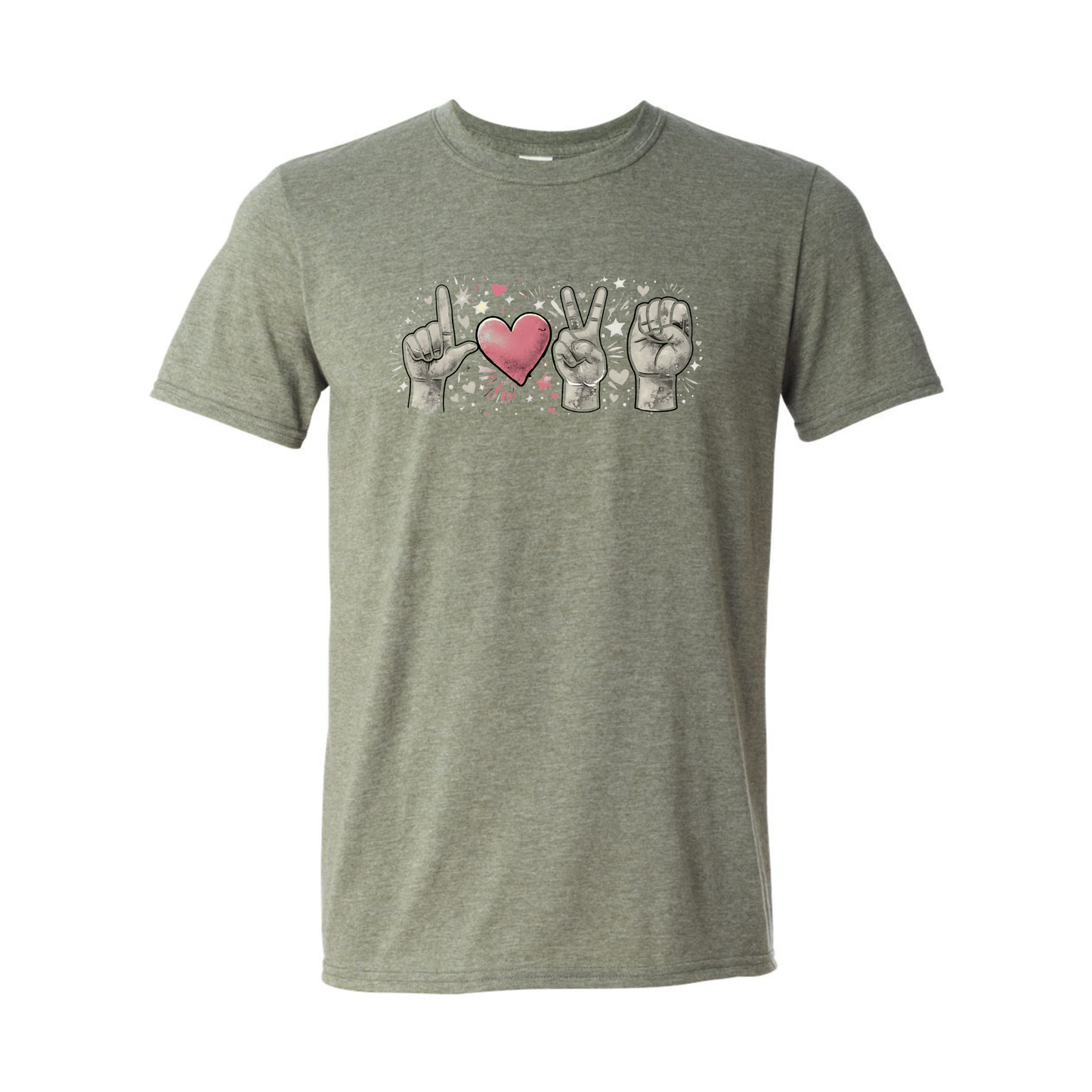 LOVE in ASL - Unisex T-Shirt