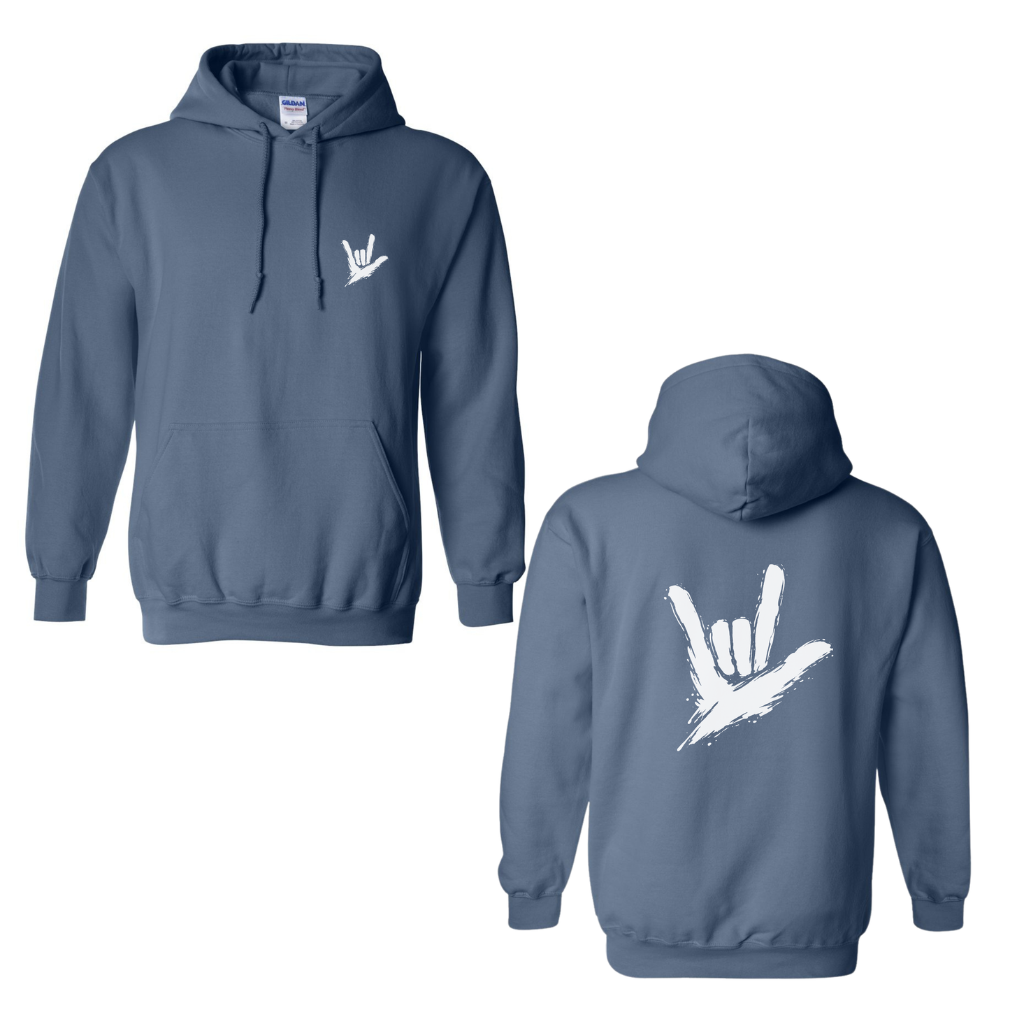 ILY by Fortyxfive - Front & Back Unisex Hoodie