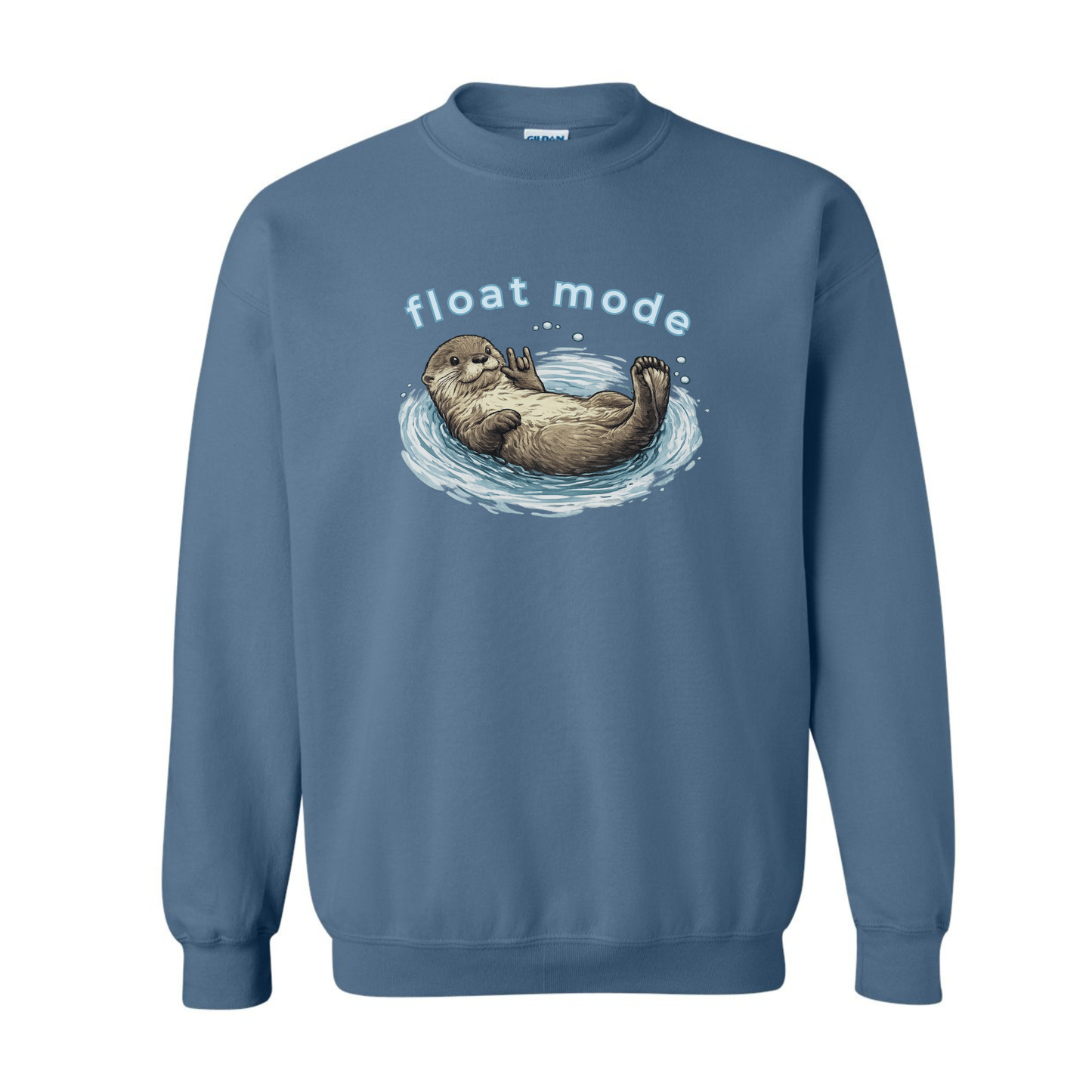 Float Mode Otter ILY in ASL - Unisex Sweatshirt