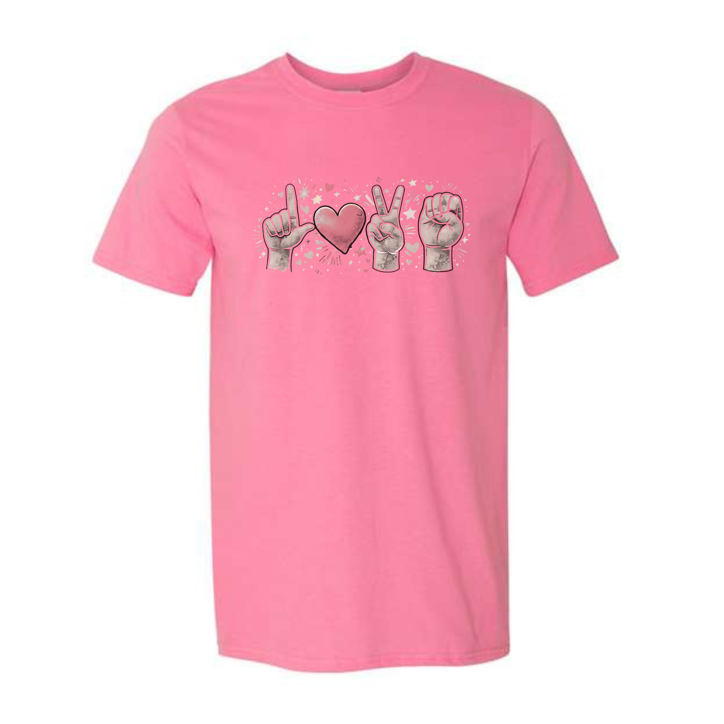 LOVE in ASL - Unisex T-Shirt