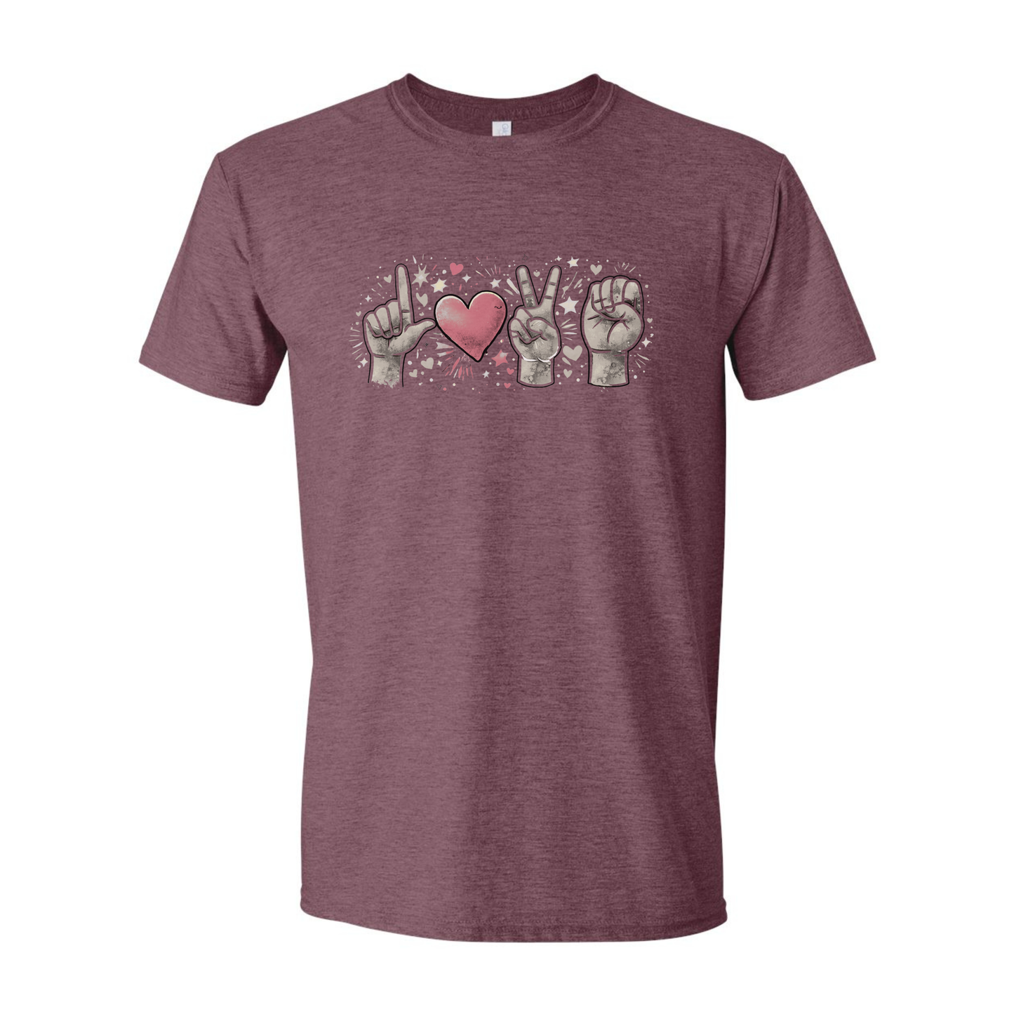 LOVE in ASL - Unisex T-Shirt